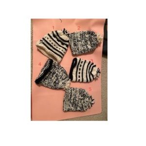 Handmade 100% Wool Brand New Beanie (5 styles)
